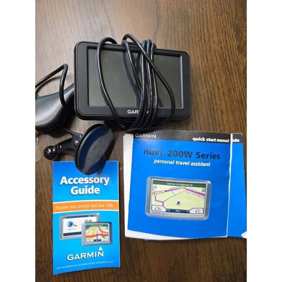 Garmin nüvi 200W Black GPS Used Navigation System Working Unit Plus Car and USB - Picture 3 of 15